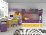 Дизайнерски двуетажни мебели за деца